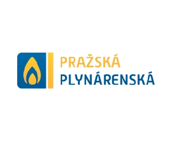 Pražská plynárenská logo